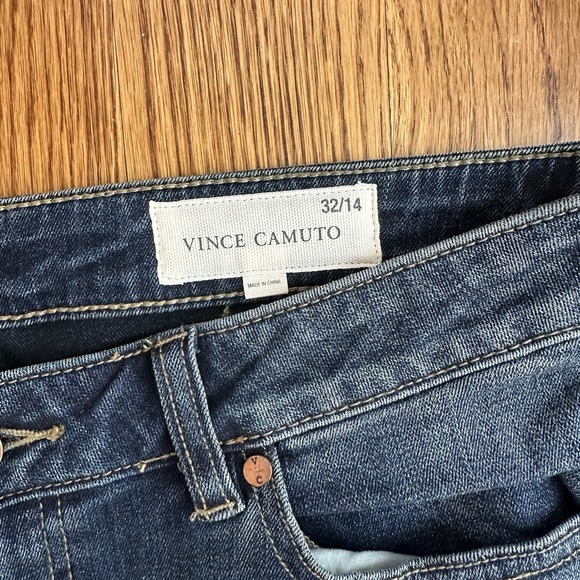 Vince Camuto Women's Jeans Size 32/14 Skinny Dark Wash Dark‎ Wash Style 9099391 - Picture 2 of 5